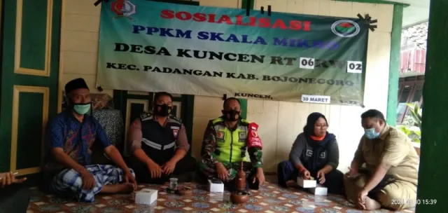 SOSIALISASI PPKM SKALA MIKRO DESA KUNCEN 2021